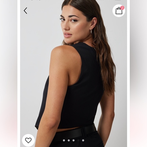 Ardene Tailored Vest. NWT. Medium - Picture 2 of 4